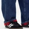 Stranger Things ekstra baggy Jeans for voksne med flanellfôr