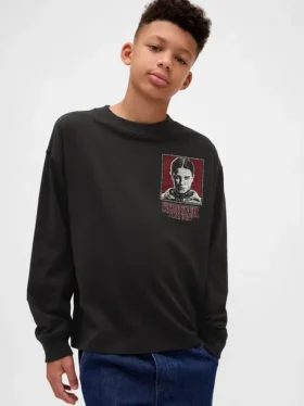 Stranger Things-grafisk T-skjorte for barn