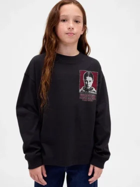Stranger Things-grafisk T-skjorte for barn