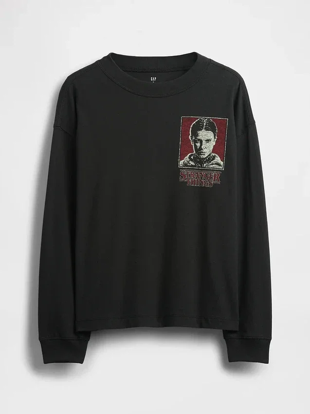 Stranger Things-grafisk T-skjorte for barn