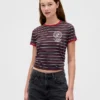 Stranger Things økologisk bomull Vintagesoft kort T-skjorte