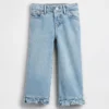 Stride-jeans med volangkant for Baby og Småbarn