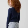 Strikket cardigan i pointelle-ribb til barn