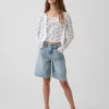 Strikket cardigan i pointelle-ribb til barn
