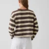 Strikket, oversized, kort T-skjorte