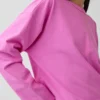 Strikket, oversized, kort T-skjorte