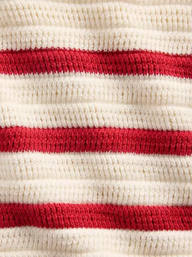 Stripet heklet antrekk til baby