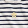 Stripet ribbet tank-top med grafisk motiv for Baby og Småbarn