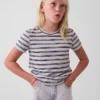 Stripet T-skjorte for barn