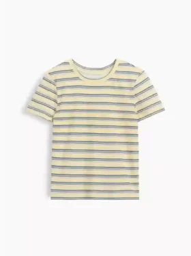 Stripet T-skjorte for barn
