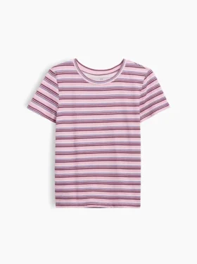 Stripet T-skjorte for barn