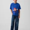 Super Mario-T-skjorte med grafisk trykk i avslappet passform for barn