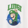 Super Mario-T-skjorte med grafisk trykk i avslappet passform for barn