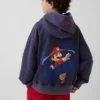 Super Mario Vintagesoft-hettegenser med avslappet passform for barn