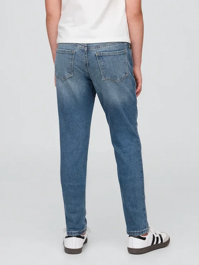 Super skinny jeans for barn med middels høy midje