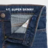 Super skinny jeans for barn med middels høy midje