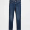 Super skinny jeans for barn med middels høy midje