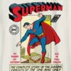 Superman-t-skjorte for barn med vintage-tegneserietrykk