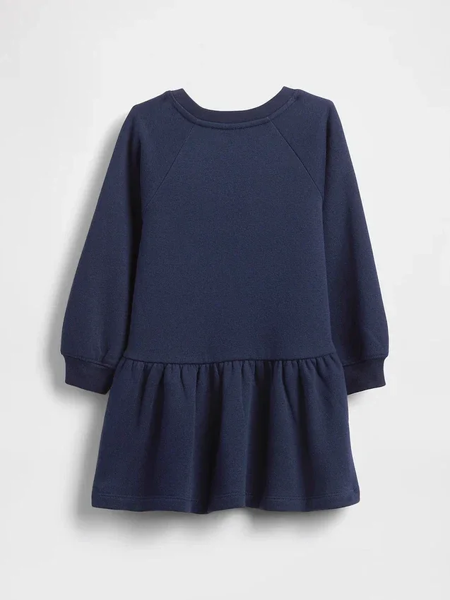 Sweatshirtkjole for Baby og Småbarn