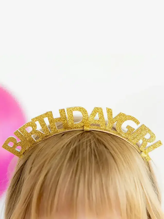 Sweet Wink «Birthday Girl»-hårbånd for jenter