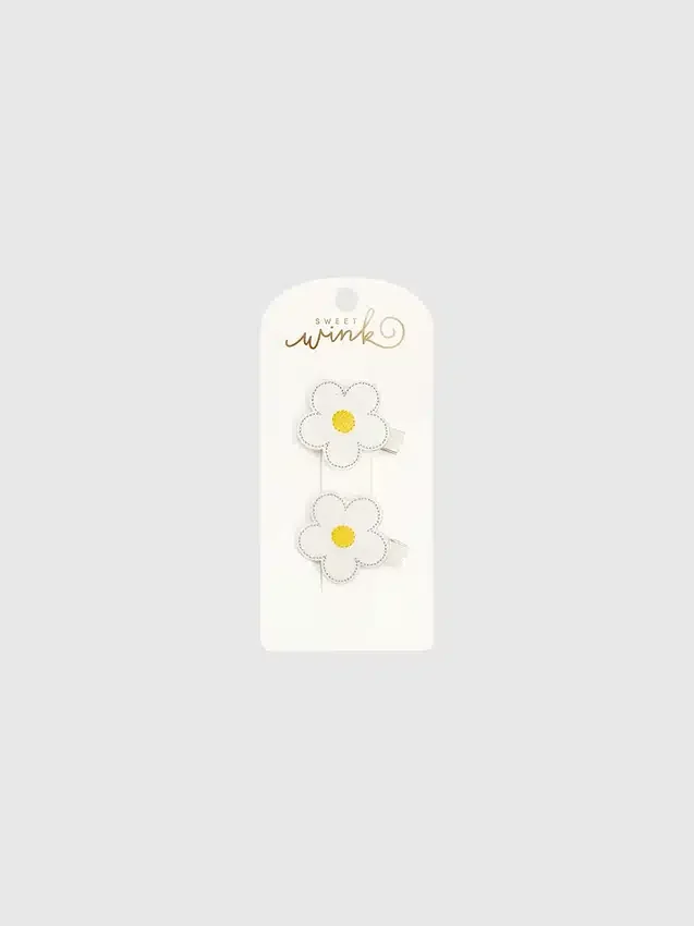 Sweet Wink Daisy-blomsterklips-sett