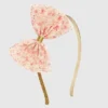 Sweet Wink hårbånd med små blomster og tyllsløyfe