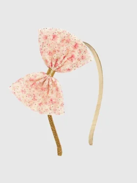 Sweet Wink hårbånd med små blomster og tyllsløyfe