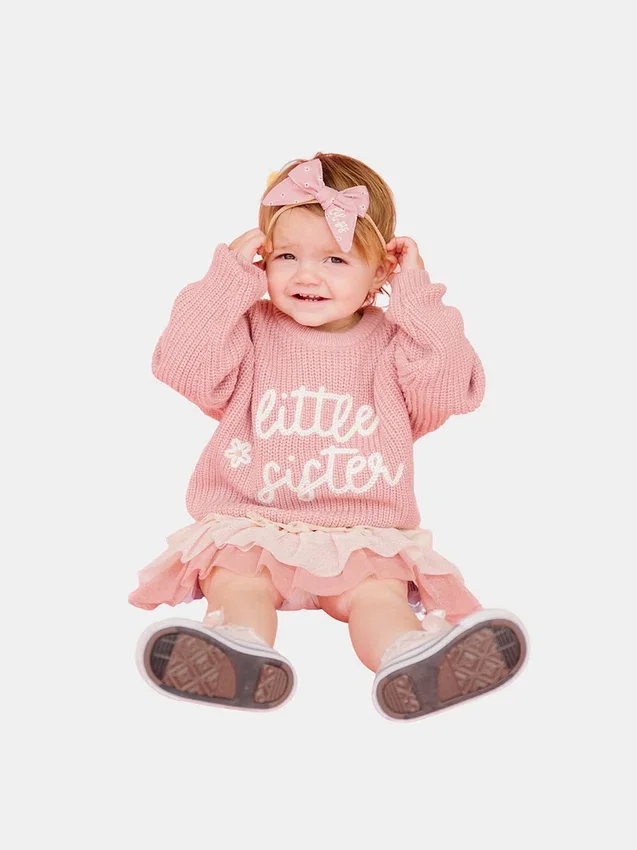 Sweet Wink Little Sister strikket genser