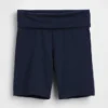 Sykkelshorts med nedbrettbar linning for barn