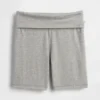 Sykkelshorts med nedbrettbar linning for barn
