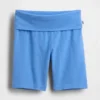 Sykkelshorts med nedbrettbar linning for barn