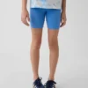 Sykkelshorts med nedbrettbar linning for barn
