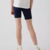 Sykkelshorts med nedbrettbar linning for barn