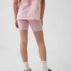 Sykkelshorts med nedbrettbar linning for barn
