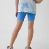 Sykkelshorts med nedbrettbar linning for barn