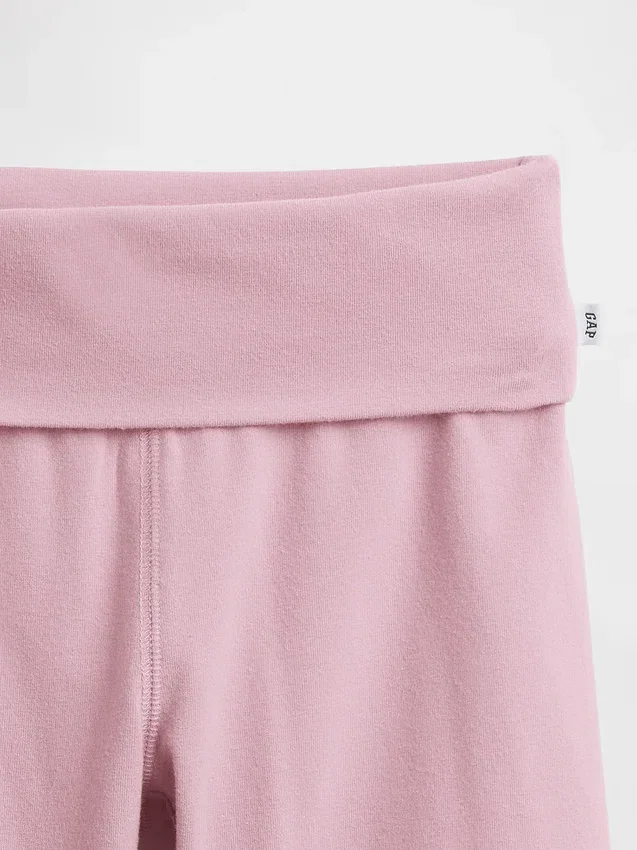 Sykkelshorts med nedbrettbar linning for barn
