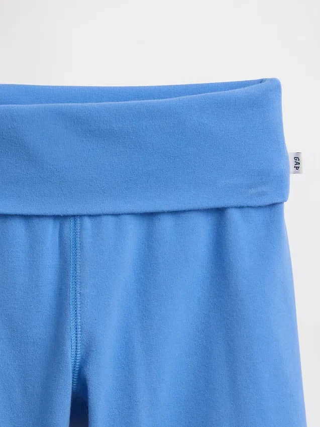 Sykkelshorts med nedbrettbar linning for barn