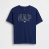 T-skjorte for barn i tykk, avslappet passform med Gap Logo