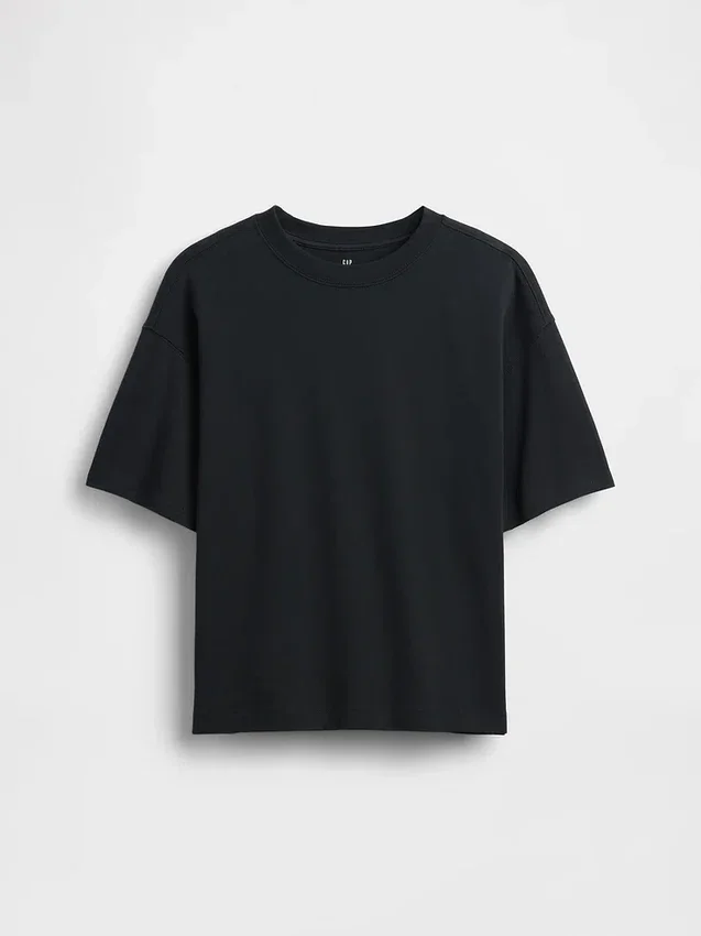 T-skjorte for barn i tykk bomull