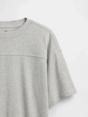 T-skjorte for barn i tykk bomullsjersey