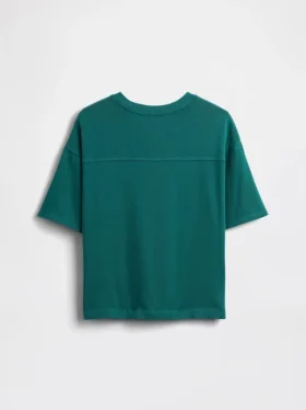 T-skjorte for barn i tykk bomullsjersey