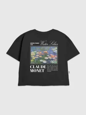 T-skjorte for barn med «Monet Water Lillies»-motiv