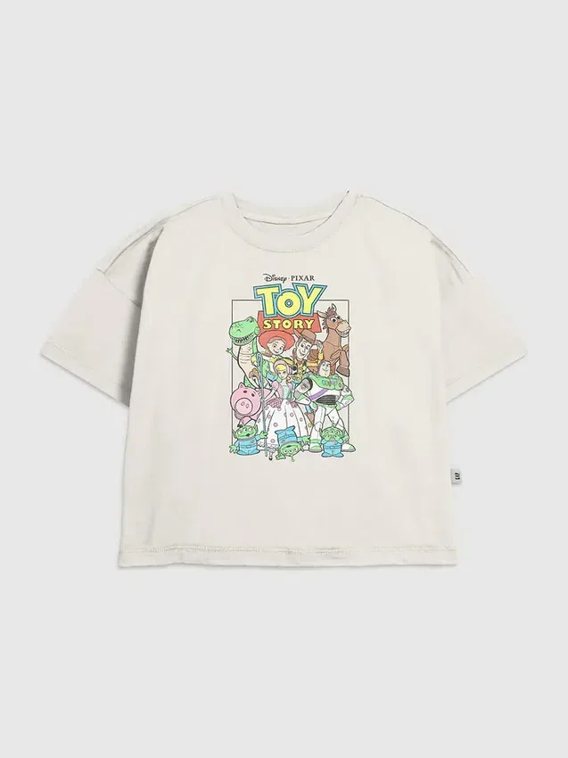 T-skjorte for barn med «Toy Story»-grafikk i vintage-stil