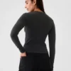 T-skjorte i tettstrikket jersey