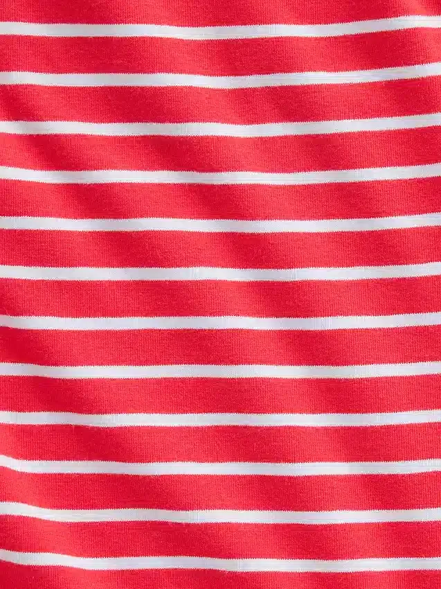 T-skjorte i tettstrikket jersey