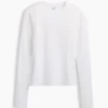T-skjorte i tettstrikket jersey