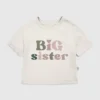 T-skjorte med «Big Sister»-motiv for småbarn