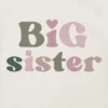 T-skjorte med «Big Sister»-motiv for småbarn