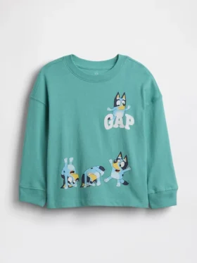 T-skjorte med «Bluey»-motiv for Baby og Småbarn