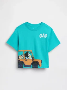 T-skjorte med Bluey-motiv for Baby og Småbarn